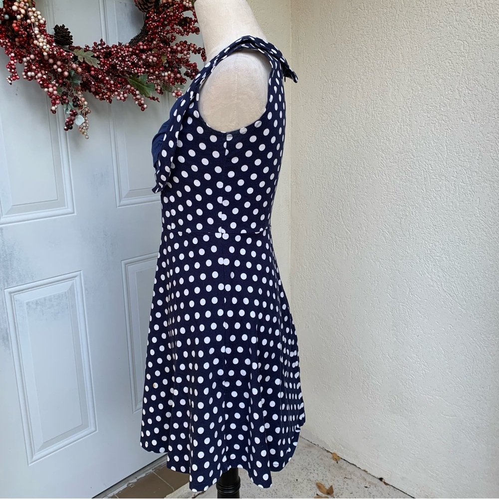 MIXINNI.Blue polka dot 50s 60s Vintage Retro Swing Rockabilly. M. - Picture 6 of 9